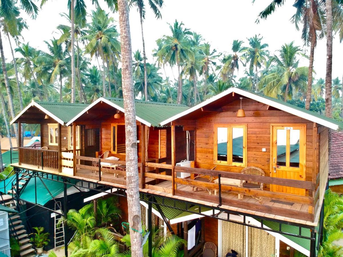 Roundcube Beach Bungalows Bãi biển Bãi biển Palolem Ngoại thất bức ảnh