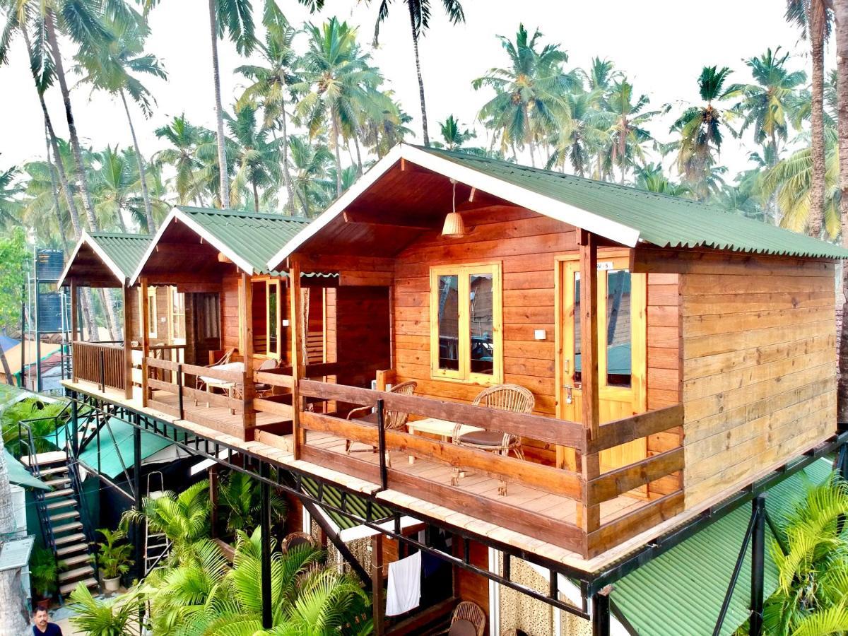 Roundcube Beach Bungalows Bãi biển Bãi biển Palolem Ngoại thất bức ảnh