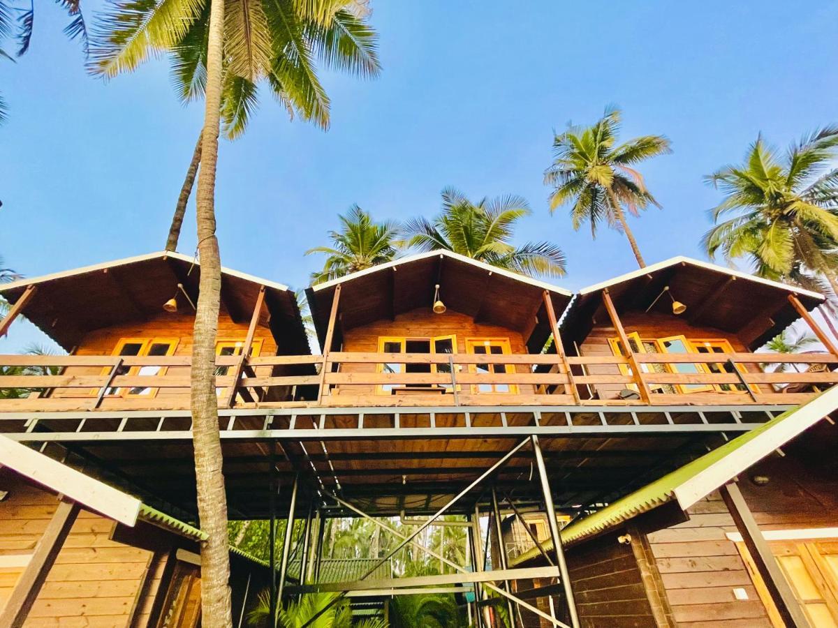 Roundcube Beach Bungalows Bãi biển Bãi biển Palolem Ngoại thất bức ảnh