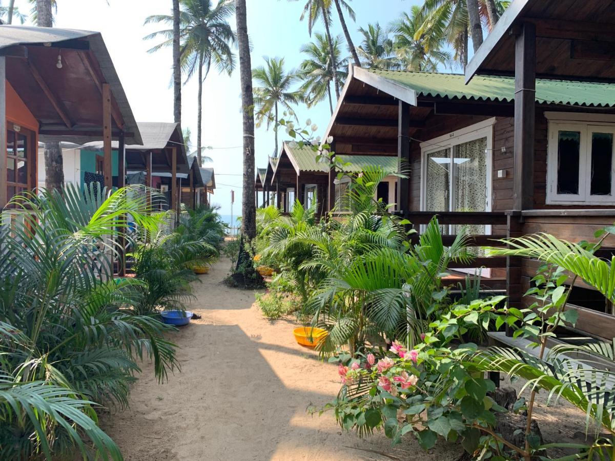 Roundcube Beach Bungalows Bãi biển Bãi biển Palolem Ngoại thất bức ảnh