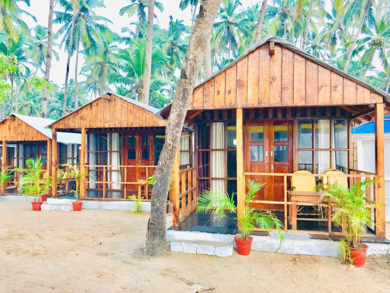 Roundcube Beach Bungalows Bãi biển Bãi biển Palolem Ngoại thất bức ảnh