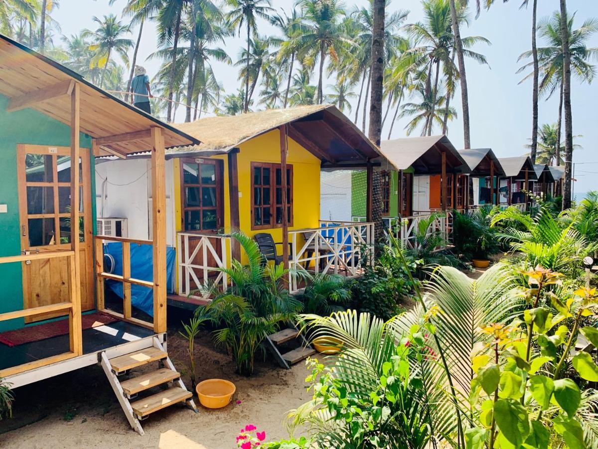 Roundcube Beach Bungalows Bãi biển Bãi biển Palolem Ngoại thất bức ảnh