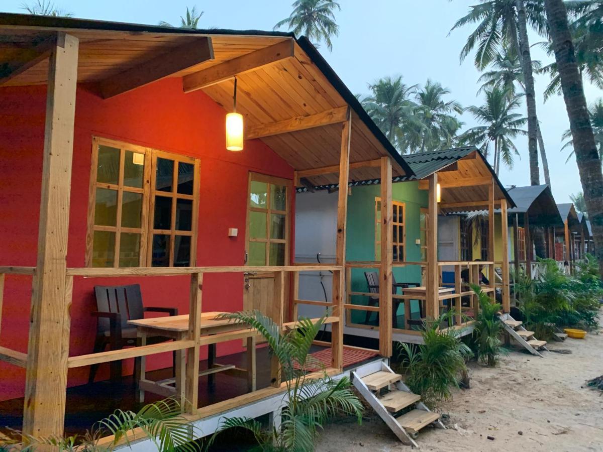 Roundcube Beach Bungalows Bãi biển Bãi biển Palolem Ngoại thất bức ảnh