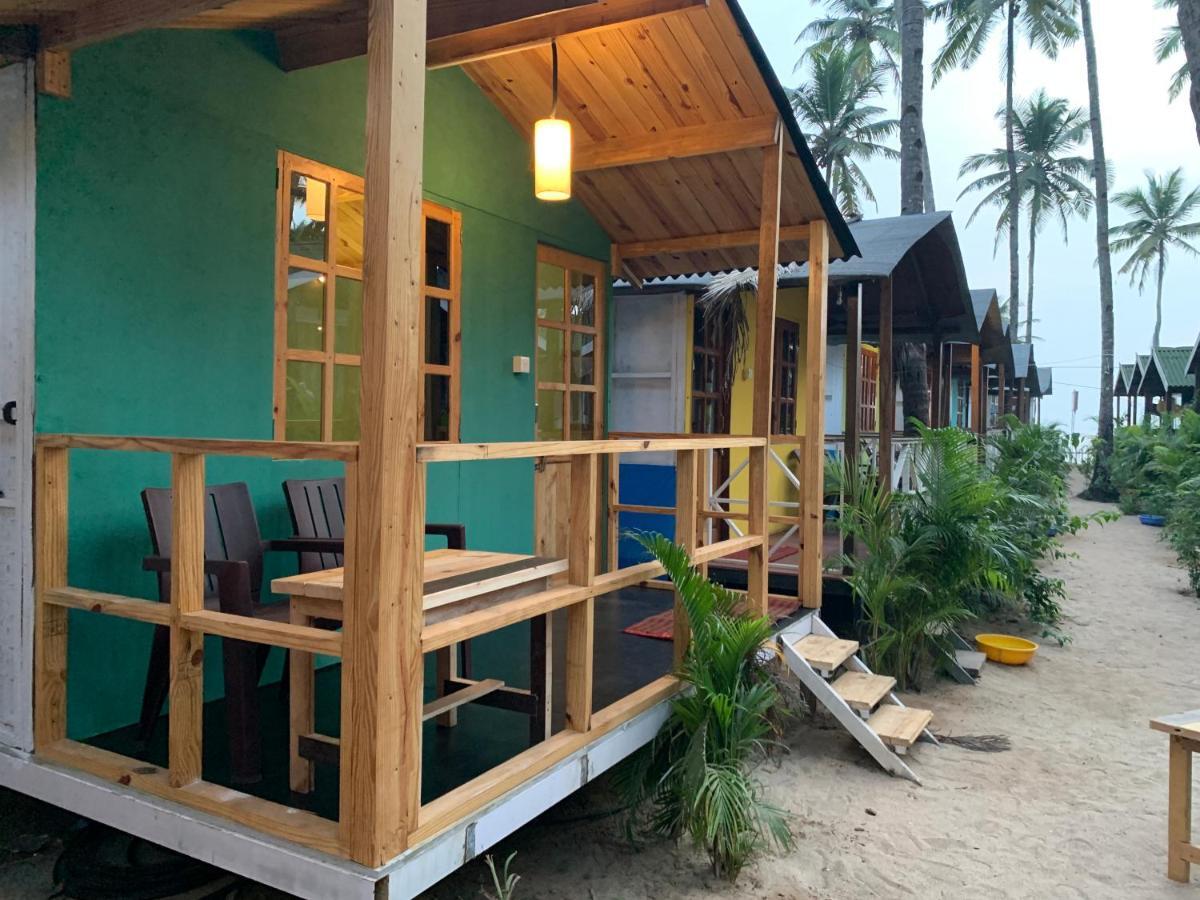 Roundcube Beach Bungalows Bãi biển Bãi biển Palolem Ngoại thất bức ảnh